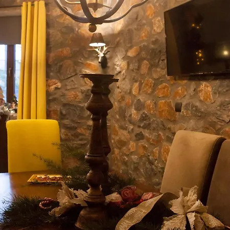 Chalet Dandy On The Hill Kaimaktsalan - Fireplace - Village Square Agios Athanasios (Pella)